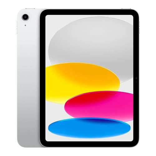 Apple iPad 10.9" 10th Generation MPQ03LL/A (Late 2022) - Silver; 10.9" Liquid Retina Display with True Tone; A14 Bionic chip; 64GB Storage; WiFi Only