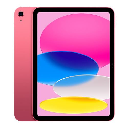 Apple iPad 10.9" 10th Generation MPQ33LL/A (Late 2022) - Pink; 10.9" Liquid Retina Display with True Tone; A14 Bionic chip; 64GB Storage; WiFi Only