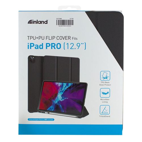 Inland iPad Pro 12.9 Ultra Slim Lightweight Stand Smart Case