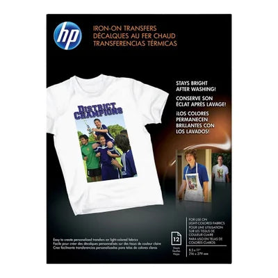 HP Iron-On T-Shirt Transfers