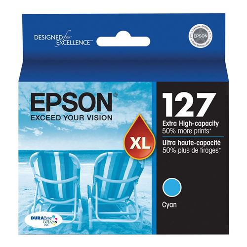 Epson 127 Extra High-Capacity Cyan Ink Cartridge