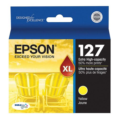 Epson 127 Extra High-Capacity Yellow Ink Cartridge