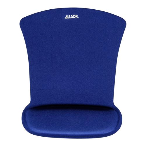 Allsop Ergoprene Gel Mouse Pad with Wrist Rest Blue