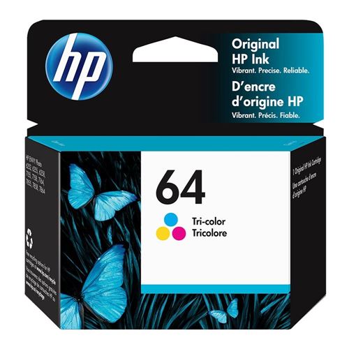 HP 64 Tri-color Original Ink Cartridge