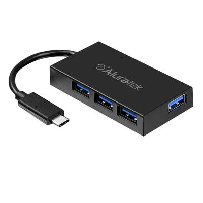 Aluratek 4-Port USB 3.1 (Gen 1 Type-C) Hub