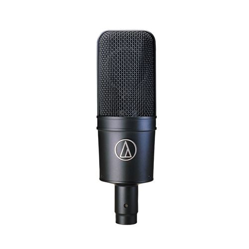 Audio-Technica AT4033A XLR Condenser Microphone - Black; Cardioid Polar Pattern