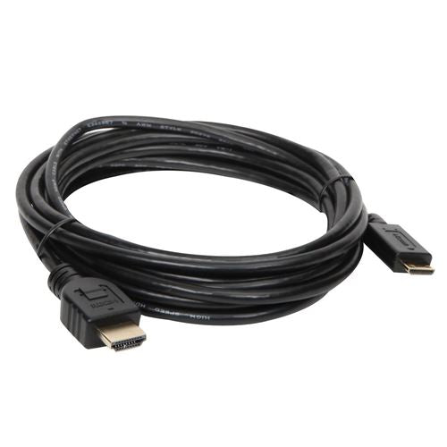 HDMI Male to Mini HDMI Male Video Cable 10 ft - Black