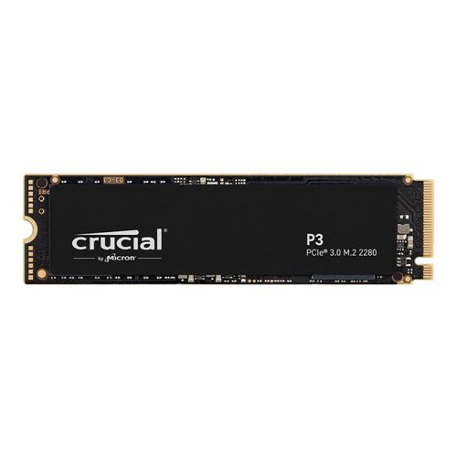Crucial P3 500GB SSD 3D NAND Flash M.2 2280 PCIe NVMe 3.0 x4 Internal Solid State Drive