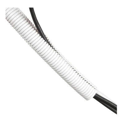 D-Line Cable Tube, 1.25" Diameter, 43" Length - White