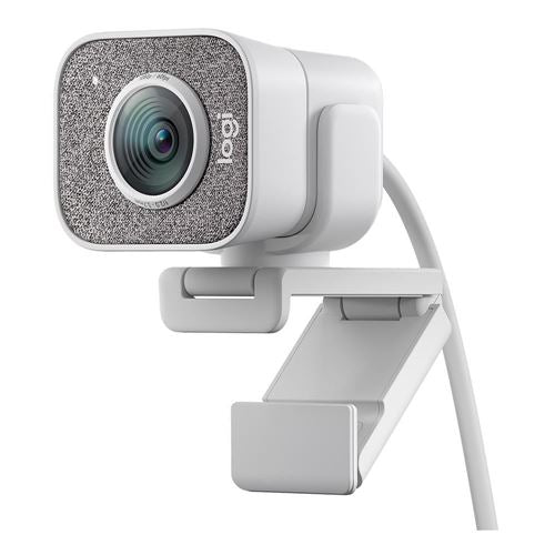 Logitech StreamCam Plus - White; 1080P HD 60fps Streaming Webcam with USB-C, Built-in Microphone and Tripod