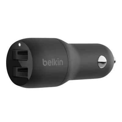 Belkin BoostCharge Dual USB-A Car Charger 24W