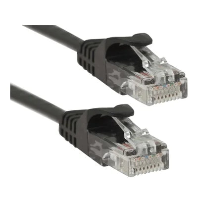 PPA 25 Ft. Cat 5e Snagless Ethernet Cable - Black