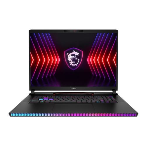 MSI Raider GE78HX 14VGG-205US 17" Gaming Laptop Computer - Black; Intel Core i9 14th Gen 14900HX 1.6GHz Processor; NVIDIA GeForce RTX 4070 8GB GDDR6; 32GB DDR5-5600 RAM; 1TB Solid State Drive