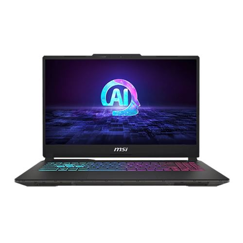 MSI Cyborg 15 AI A1VEK-079US 15.6" Gaming Laptop Computer - Translucent Black; Intel Core Ultra 7-155H 1.4GHz Processor; NVIDIA GeForce RTX 4050 6GB GDDR6; 16GB DDR5-5600 RAM; 1TB Solid State Drive