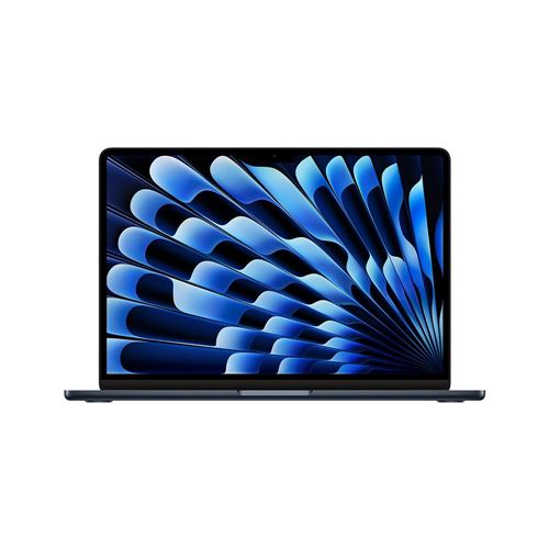 Apple MacBook Air 13" MRXW3LL/A (early 2024) 13.6" Laptop Computer - Midnight; Apple M3 8-Core CPU; 8GB Unified Memory; 512GB Solid State Drive; 10-Core GPU/16-Core Neural Engine