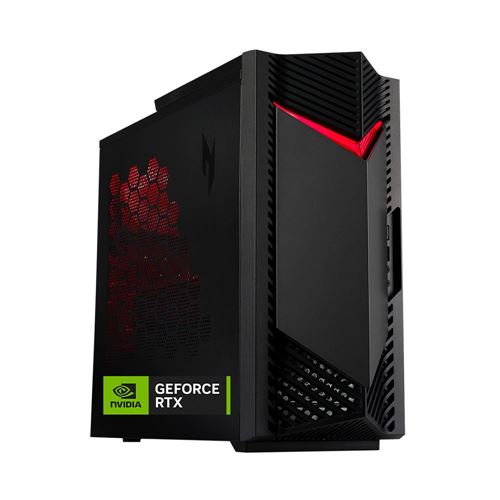 Acer Nitro 50 N50-656-UR15 Gaming PC; Intel Core i5 14th Gen 14400F 1.8GHz Processor; NVIDIA GeForce RTX 4060 8GB GDDR6; 16GB DDR5-5600 RAM; 1TB Solid State Drive