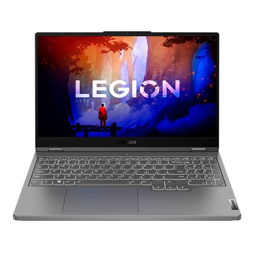 Lenovo Legion 5 15APH9 15.6" Gaming Laptop Computer - Storm Grey; AMD Ryzen 7 7840HS 3.8GHz Processor; NVIDIA GeForce RTX 4060 8GB GDDR6; 16GB DDR5-5600 RAM; 512GB Solid State Drive