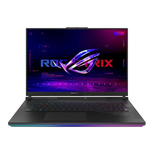 ASUS ROG Strix SCAR 18 G834JZR-XS96 18" Gaming Laptop Computer - Off Black; Intel Core i9 14th Gen 14900HX 1.6GHz Processor; NVIDIA GeForce RTX 4080 12GB GDDR6; 32GB DDR5-5600 RAM; 1TB Solid State Drive