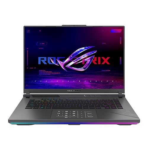 ASUS ROG Strix G16 G614JIR-XS96 16" Gaming Laptop Computer - Eclipse Gray; Intel Core i9 14th Gen 14900HX 1.6GHz Processor; NVIDIA GeForce RTX 4070 8GB GDDR6; 32GB DDR5-5600 RAM; 1TB Solid State Drive